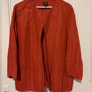 Eileen Fisher Women's Terracotta Red Blazer